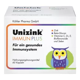 UNIZINK Capsules Immun Plus, 1X60 pc