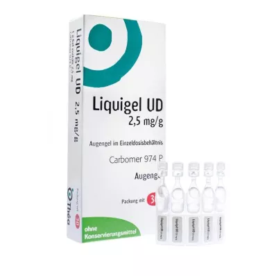 LIQUIGEL UD 2,5mg/g Gel ophtalmique en récipient unidose, 30X0.5 g