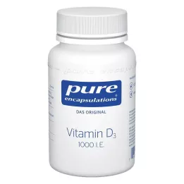 PURE ENCAPSULATIONS Gélules de vitamine D3 1000 I.U., 120 capsules