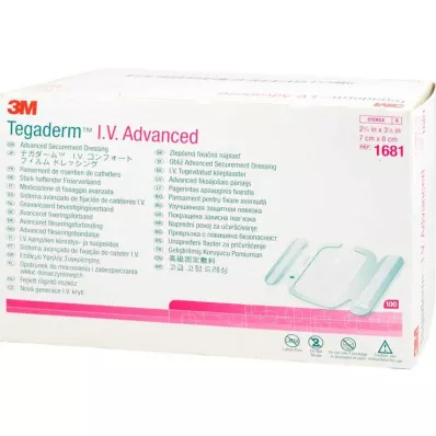 Tegaderm 3M i.v. Plâtre avancé .7x8cm 1681, 100 pc