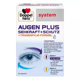 DOPPELHERZ Système Augen plus Sehkraft+Schutz, 60 capsules