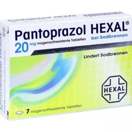 PANTOPRAZOL HEXAL b.Brûlures destomac, 7 Comprimés