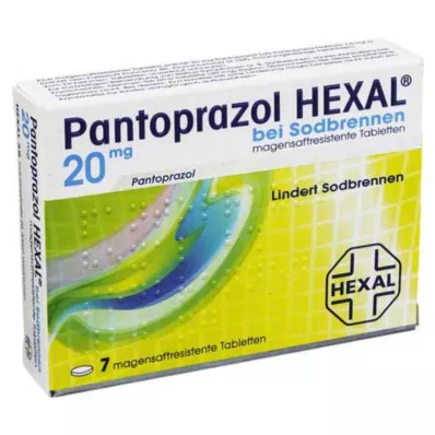 Pantoprazole Hexal b. Comprimés gastro-résistants aux brûlures destomac, 7 pc