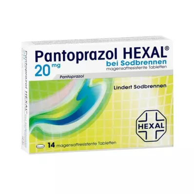 Pantoprazole Hexal b. Comprimés gastro-résistants aux brûlures destomac, 14 pc
