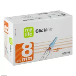 MYLIFE Aiguilles Clickfine 8 mm, 100 pces