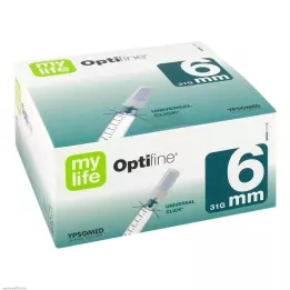 MYLIFE Aiguilles Optifine Pen 6 mm, 100 pces