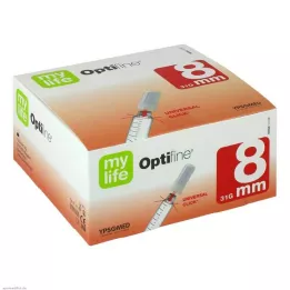 MYLIFE Aiguilles Optifine Pen 8 mm, 100 pces