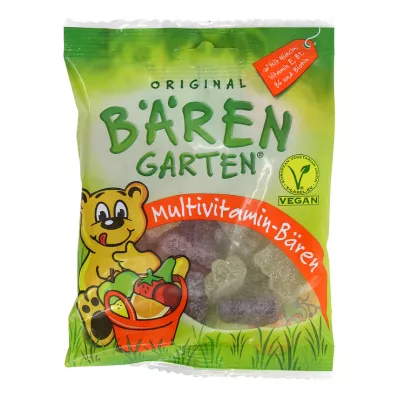 SOLDAN Oursons vegan multivitaminés sucrés, 125 g