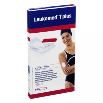 Leucome transp.plus pansements stériles 10x20 cm, 5 pièces