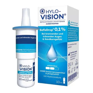 HYLO-VISION Gouttes oculaires SafeDrop 0,1%, 10 ml