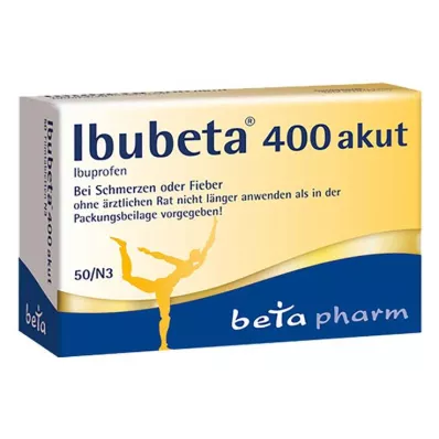 IBUBETA 400 akut Comprimés pelliculés, 50 pc