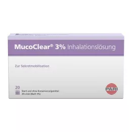 MUCOCLEAR Solution pour inhalation de NaCl à 3%, 20X4 ml