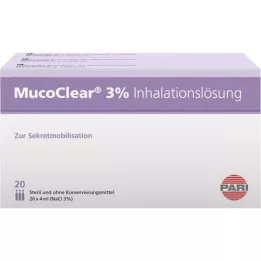 MUCOCLEAR Solution pour inhalation de NaCl à 3%, 60X4 ml