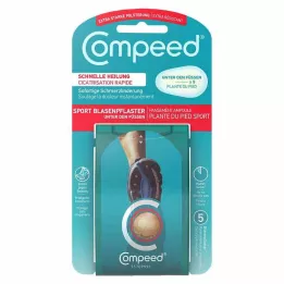 COMPEED Pansement pour ampoules sous les pieds, 5 pces