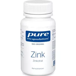 PURE ENCAPSULATIONS Gélules de citrate de zinc, 60 gélules