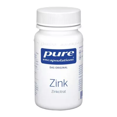 PURE ENCAPSULATIONS Gélules de citrate de zinc, 60 gélules