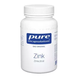 PURE ENCAPSULATIONS Gélules de citrate de zinc, 180 gélules
