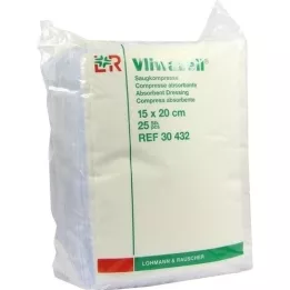 VLIWAZELL Compresses absorbantes non stériles 15x20 cm, 25 pces