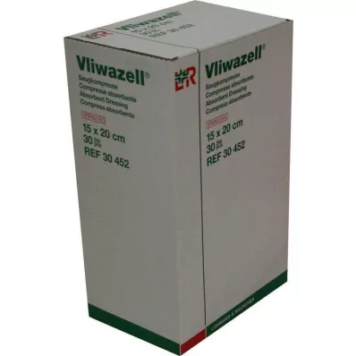 VLIWAZELL Compresses absorbantes stériles 15x20 cm, 30 pces