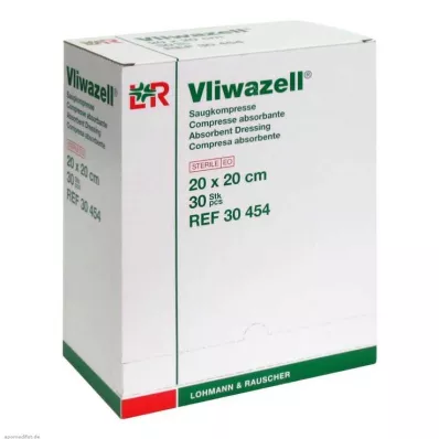 VLIWAZELL Compresses absorbantes stériles 20x20 cm, 30 pces
