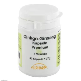 GINKGO+GINSENG Capsules Premium, 60 pc