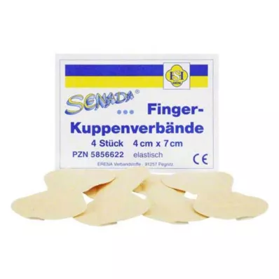 SENADA Pansement pour bouts de doigts 4x7 cm, 4 pces