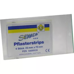 SENADA Sparadrap Strips 25x72 mm, 4 pces