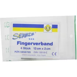 SENADA Bandage pour doigt 2x12 cm, 4 pces