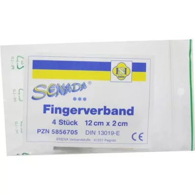SENADA Bandage pour doigt 2x12 cm, 4 pces