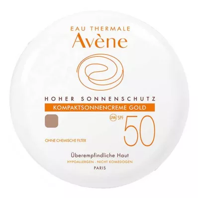 AVENE Crème solaire compacte SPF 50 gold, 10 g AVENE Crème solaire compacte SPF 50 gold, 10 g