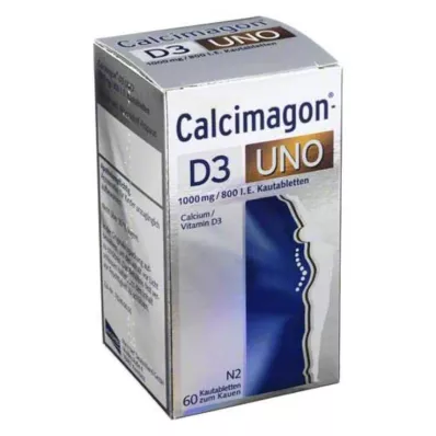 Calcimagon D3 Uno comprimés à croquer, 60 pc