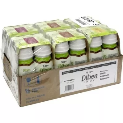 DIBEN DRINK Carton de mélange 1.5 kcal/ml, 24X200 ml