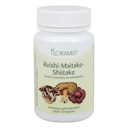 REISHI-MAITAKE-Gélules de Shitaké pour cellules saines, 60 gélules