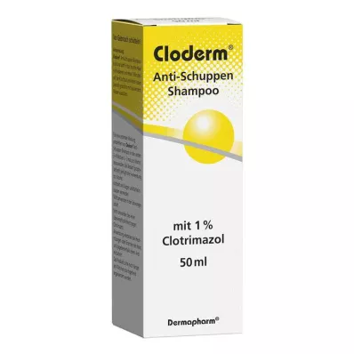 CLODERM Shampooing antipelliculaire, 50 ml