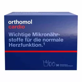 ORTHOMOL Pack combiné granulés/capsules/tablettes Cardio, 1 pc