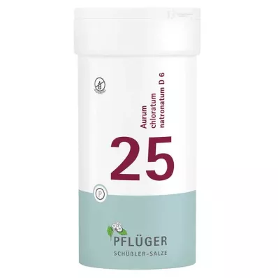 Biochimie Pflueger 25 Aurum chloratum sodium D 6 comprimés, 400 pc