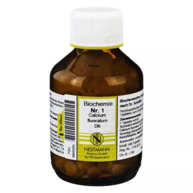 BIOCHEMIE 1 Comprimés de Calcium Fluoratum D 6, 400 pc
