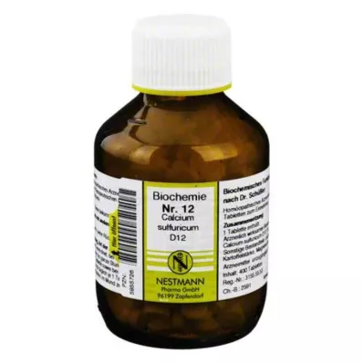 BIOCHEMIE 12 Calcium sulfuricum D 12 comprimés, 400 pc