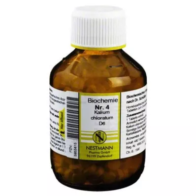 BIOCHEMIE 4 Kalium chloratum D 6 comprimés, 400 pc