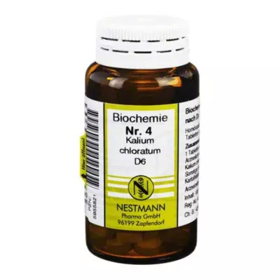BIOCHEMIE 4 Kalium chloratum D 6 comprimés, 100 pc