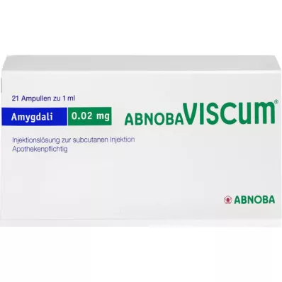 ABNOBAVISCUM Amygdali 0,02 mg ampoules, 21 pcs