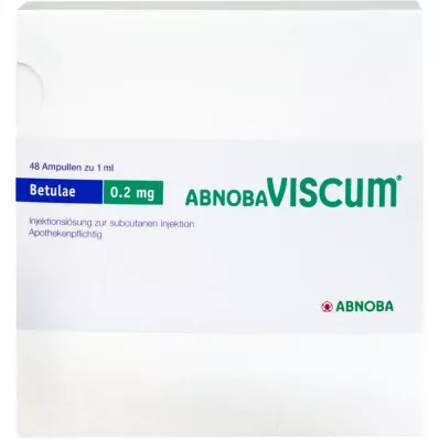 ABNOBAVISCUM Ampoules de Betulae 0,2 mg, 48 pièces