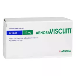 ABNOBAVISCUM Betulae 20 mg ampoules, 21 pcs