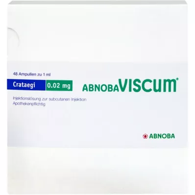 ABNOBAVISCUM Crataegi 0,02 mg ampoules, 48 pc