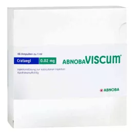 ABNOBAVISCUM Crataegi 0,02 mg ampoules, 48 pc