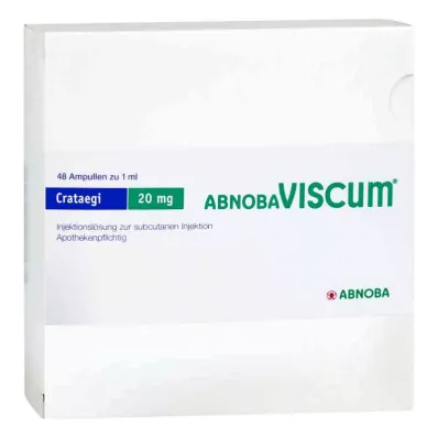 Abnobaviscum Crataegi Ampoules de 20 mg (48 pièces)