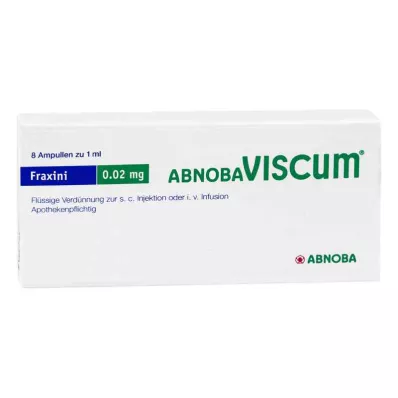 ABNOBAVISCUM Fraxini 0,02 mg ampoules, 8 pces ABNOBAVISCUM Fraxini 0,02 mg ampoules, 8 pces