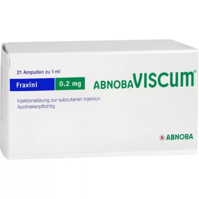 ABNOBAVISCUM Fraxini 0,2 mg ampoules, 21 pces