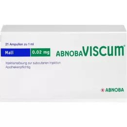ABNOBAVISCUM Mali 0,02 mg ampoules, 21 pcs