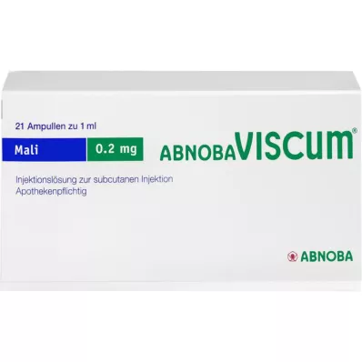 ABNOBAVISCUM Mali 0,2 mg ampoules, 21 pcs